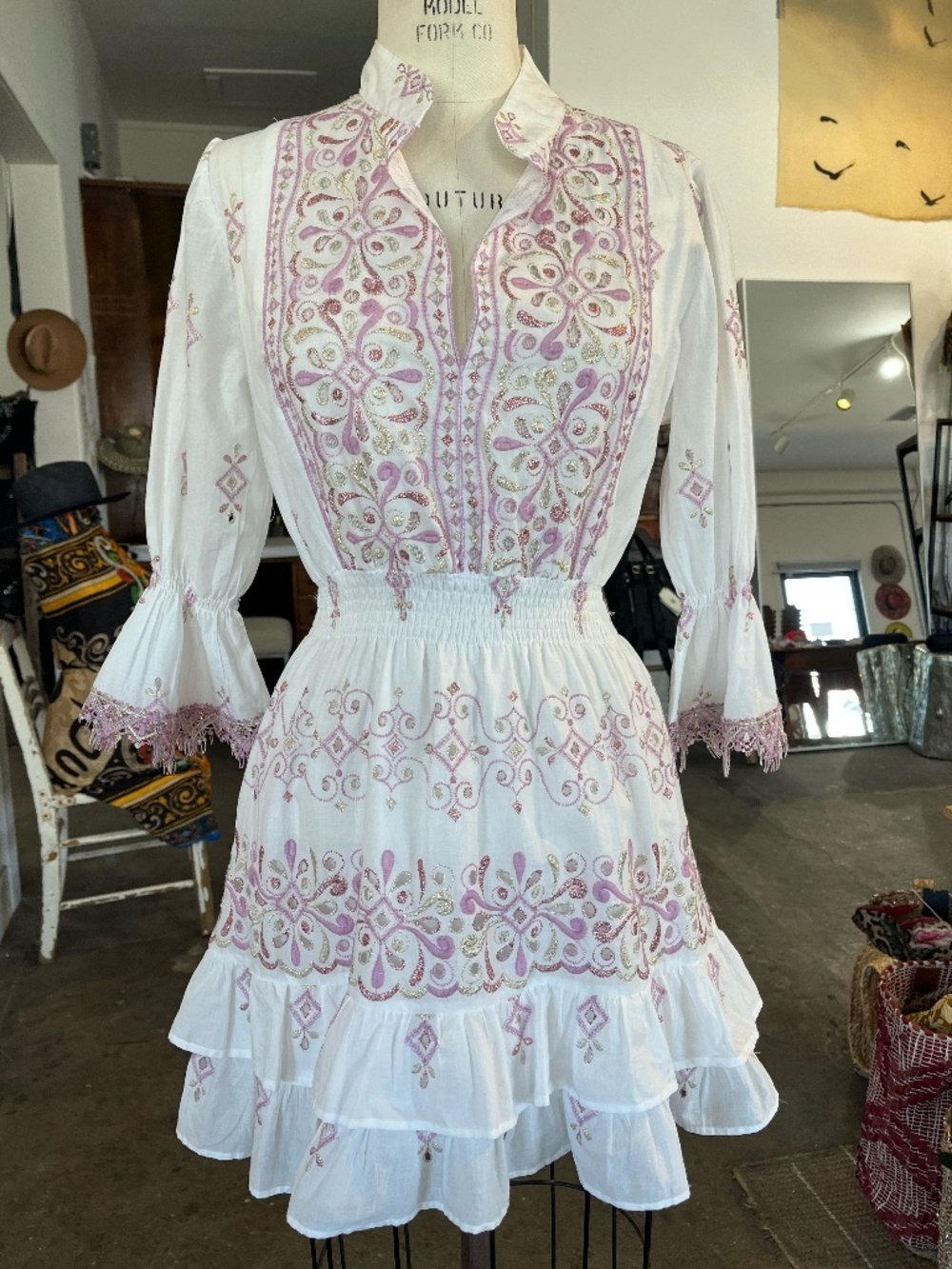 Temptation Positano Baba Mini Dress in Lilac